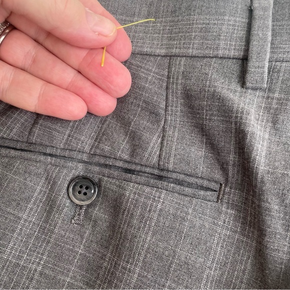 NWOT Soul of London Gray Glen Plaid Suit Pants Size 33R - Picture 14 of 15